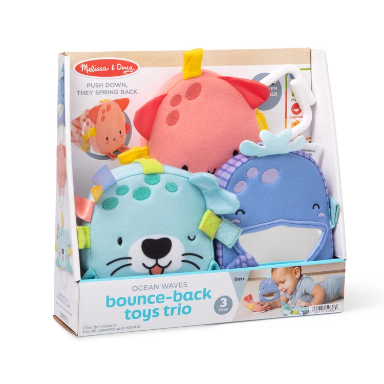 Ocean Waves Bounce Back Toys Trio