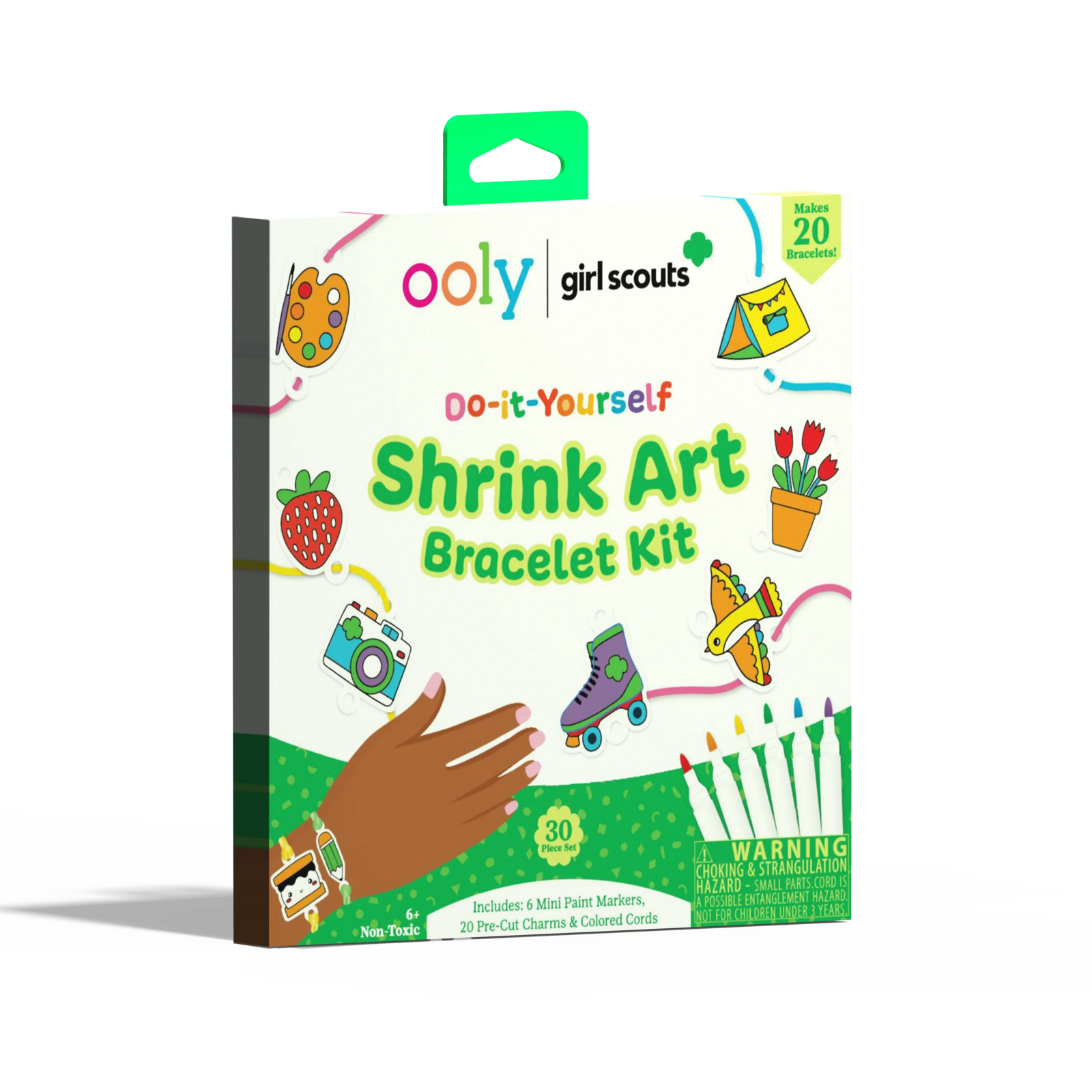 OOLY x Girl Scouts: DIY Shrink Art Bracelet Kit