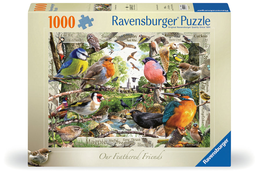 Our Feathered Friends 1000 Pc Puzzle