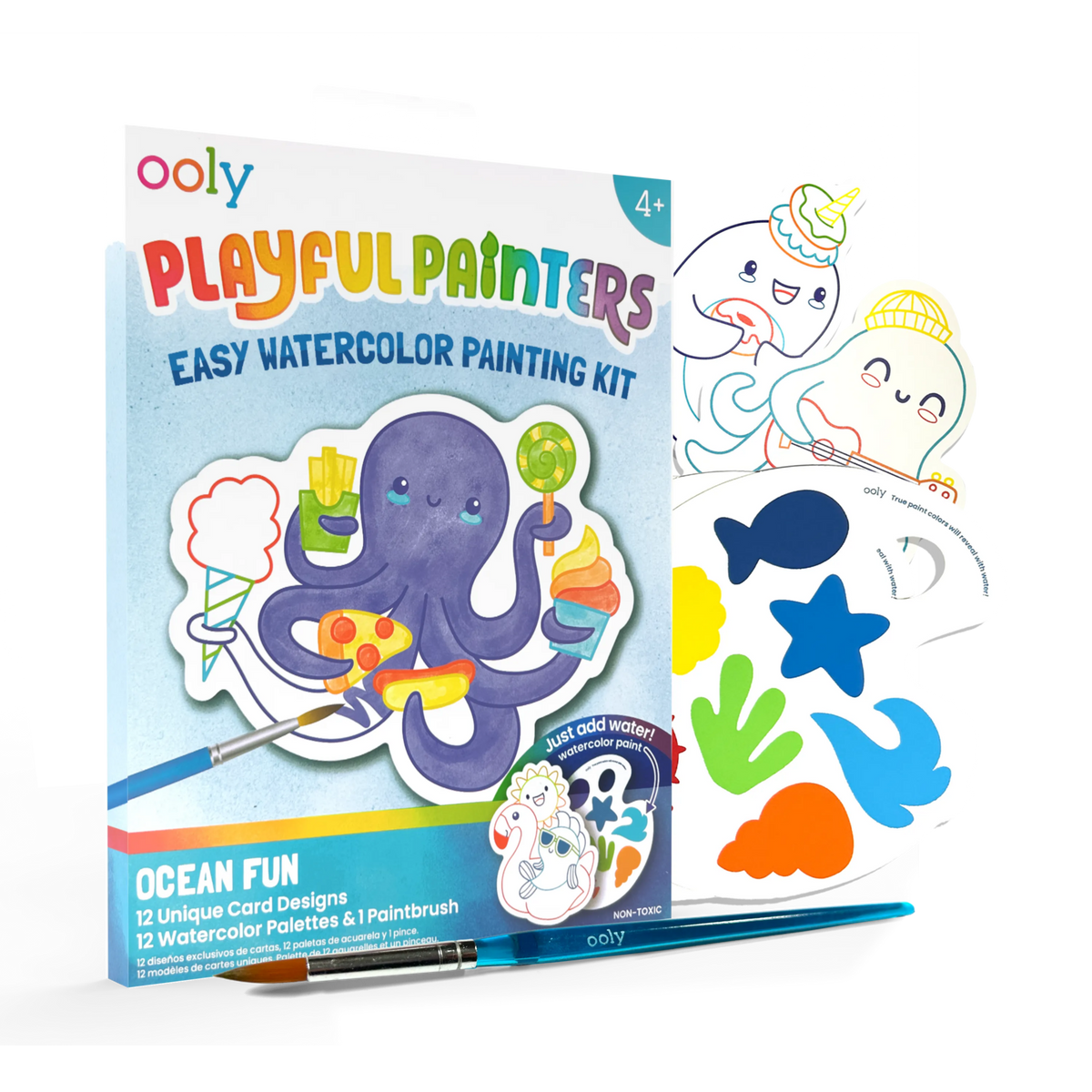 Playful Painters Ocean: Easy Watercolor Painting Kit