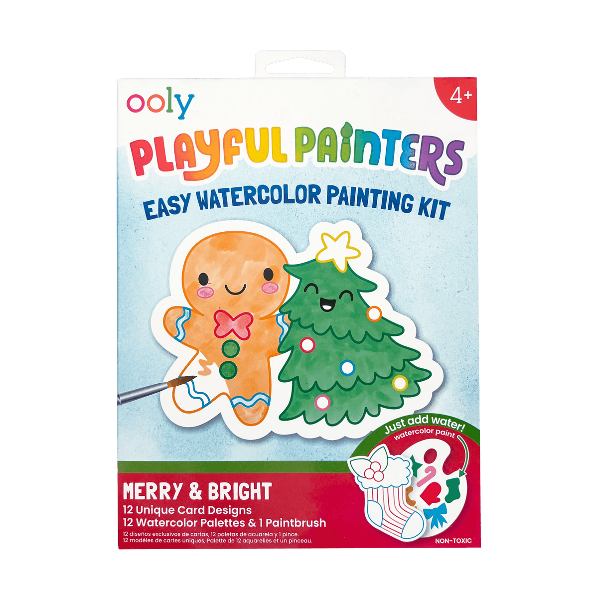 Playful Painters Holiday: Easy Watercolor Painting Kit
