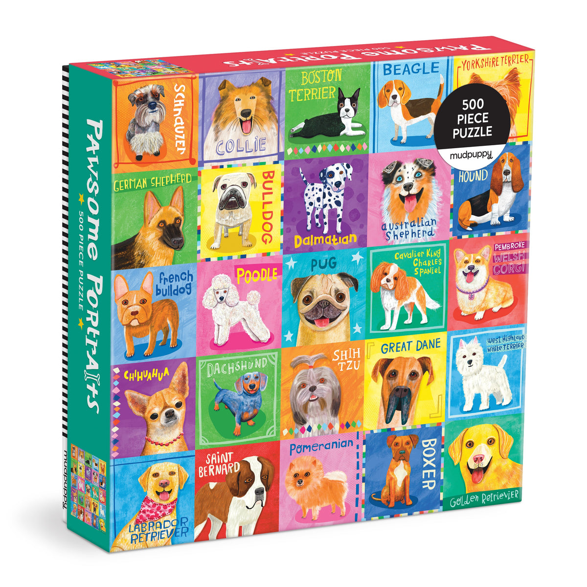 Puzzle 500 Family Pawsome Portraits