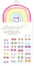 Rainbow Love Sticker Earrings, 30 pairs