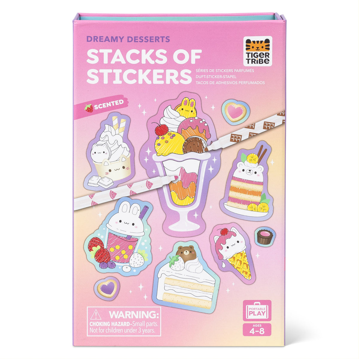 Scented Stacks Of Stickers   Dreamy Desserts