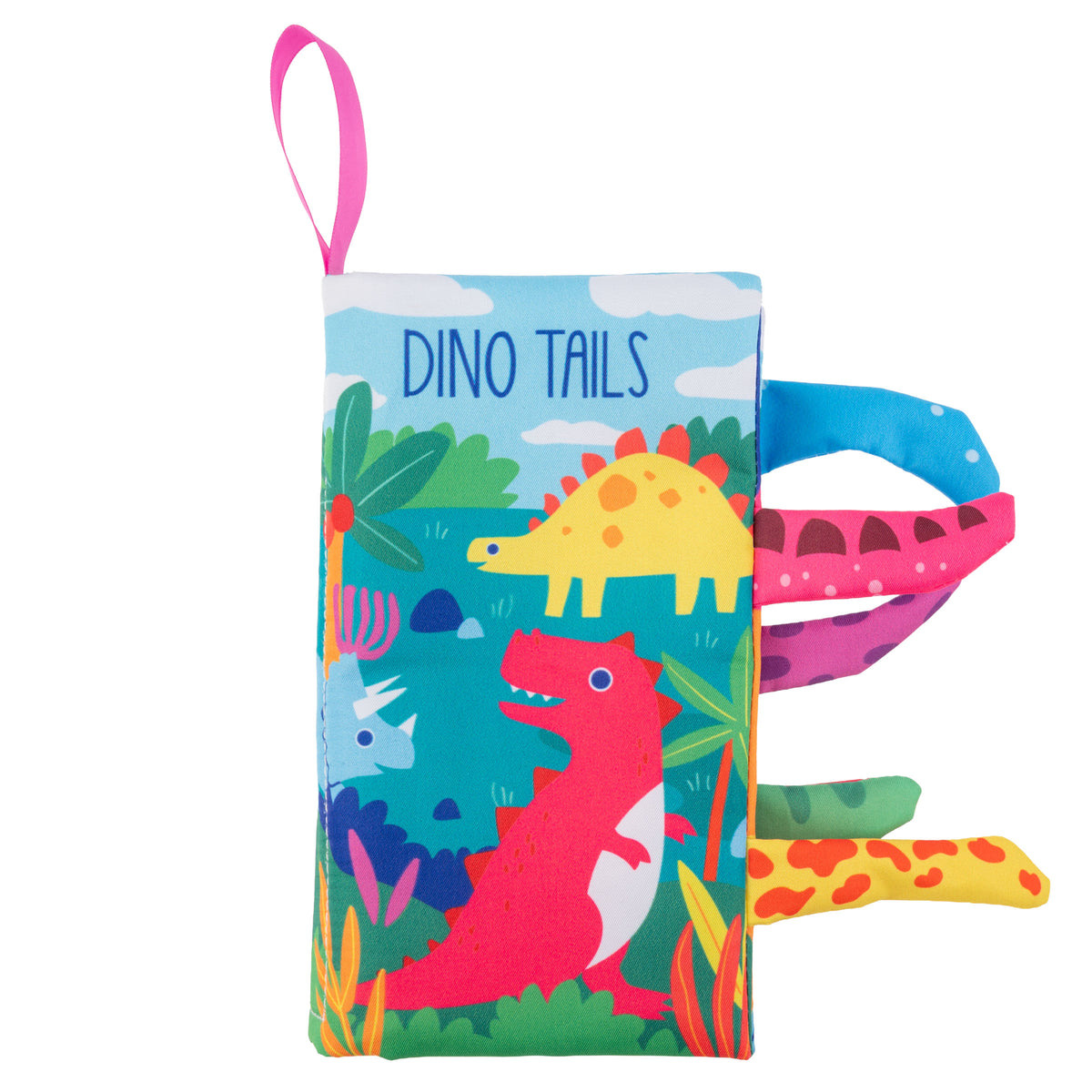 Soft Book With Tails Dino