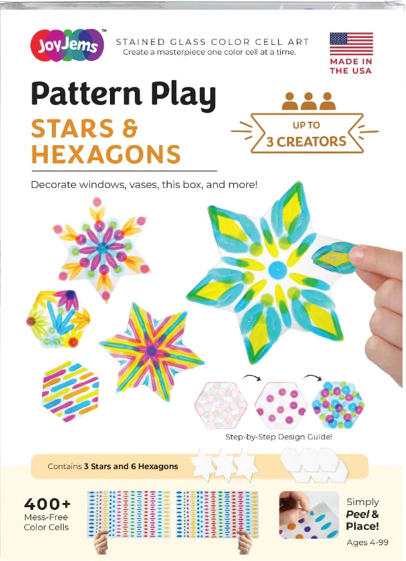 Joy Gems Pattern Play Stars & Hexagons