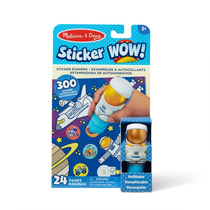 StckrWOW Activity Pad Set Astronaut