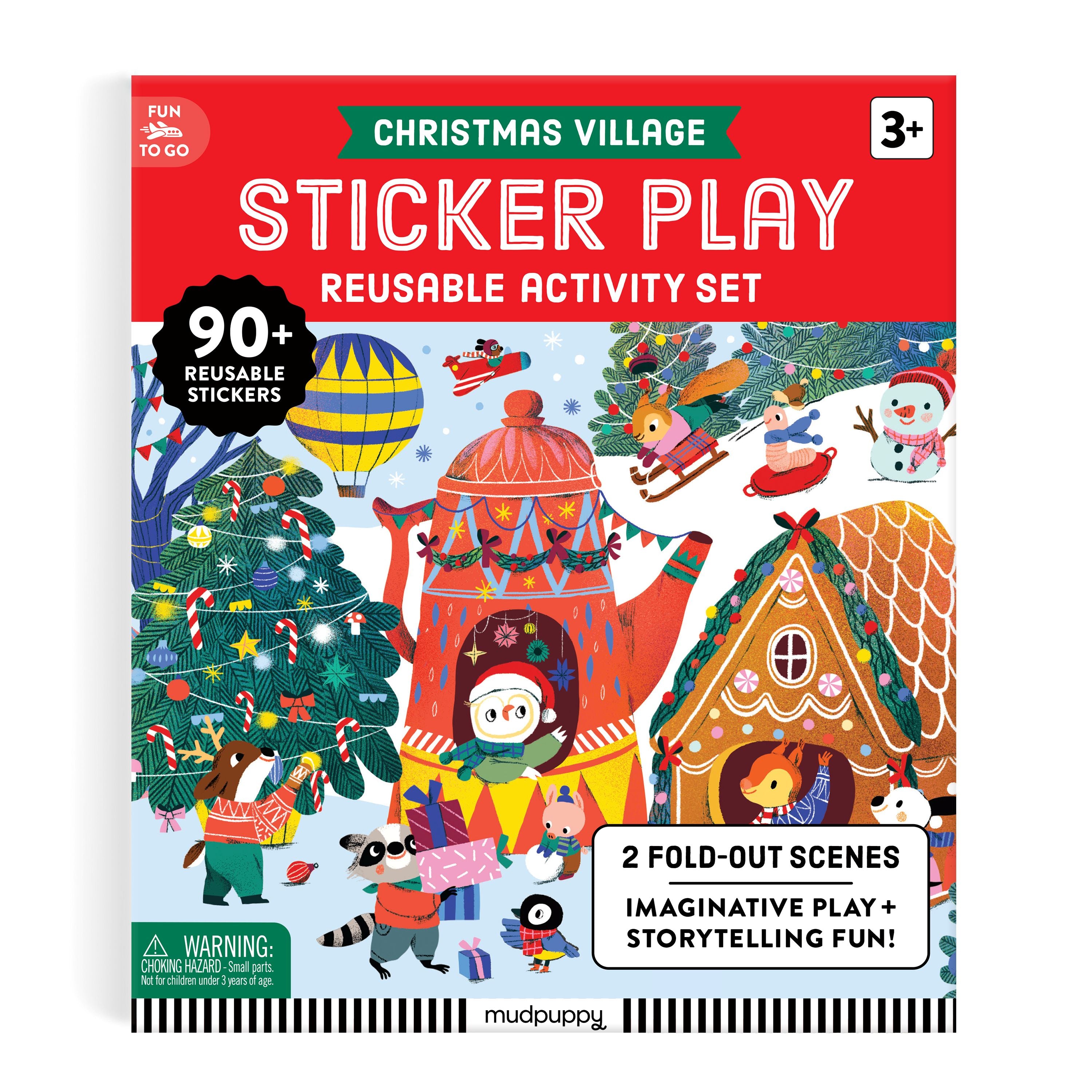 Poster Activity Kit Sticker Sparkle Christmas