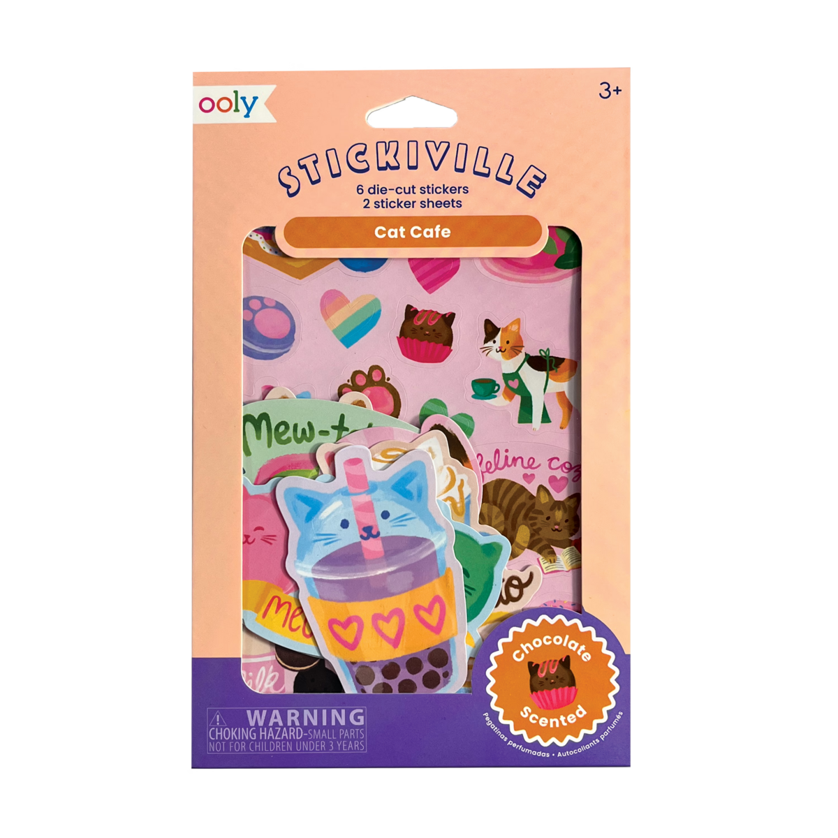 Stickiville: Scented Stickers   Cat Cafe