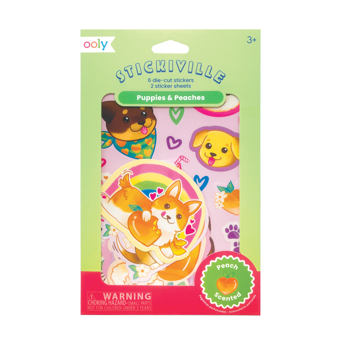 Stickiville: Scented Stickers   Puppies & Peaches