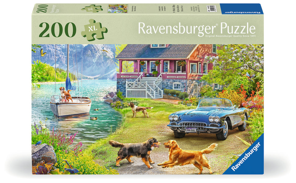 Summer Lake House 200 Pc Puzzle