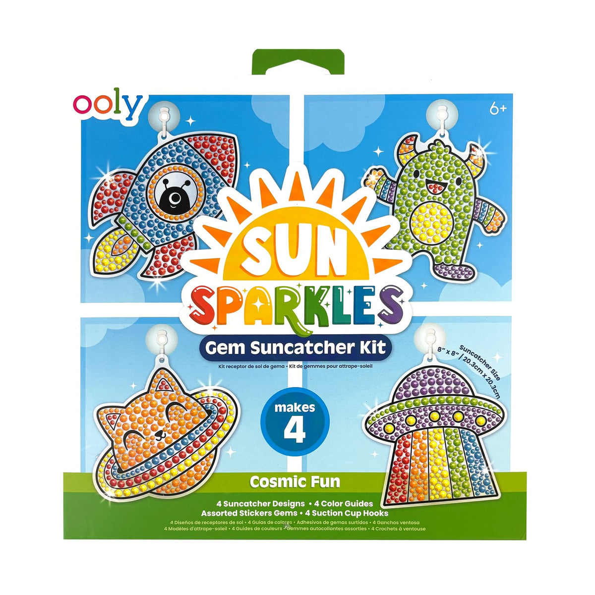 Sun Sparkles: Gem Suncatcher Kit   Cosmic Fun