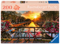 Sunset in Amsterdam 200 Pc Puzzle