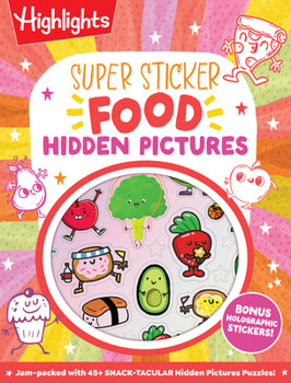 Highlights Super Sticker Food Hidden Pictures