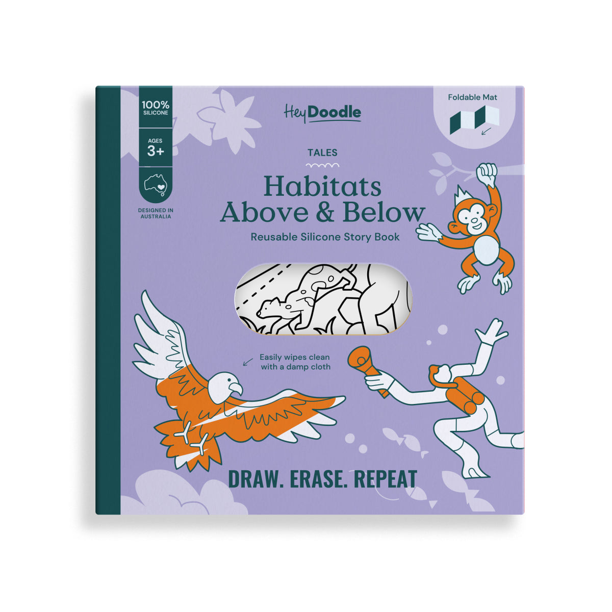 HeyDoodleTales Habitats Above & Below