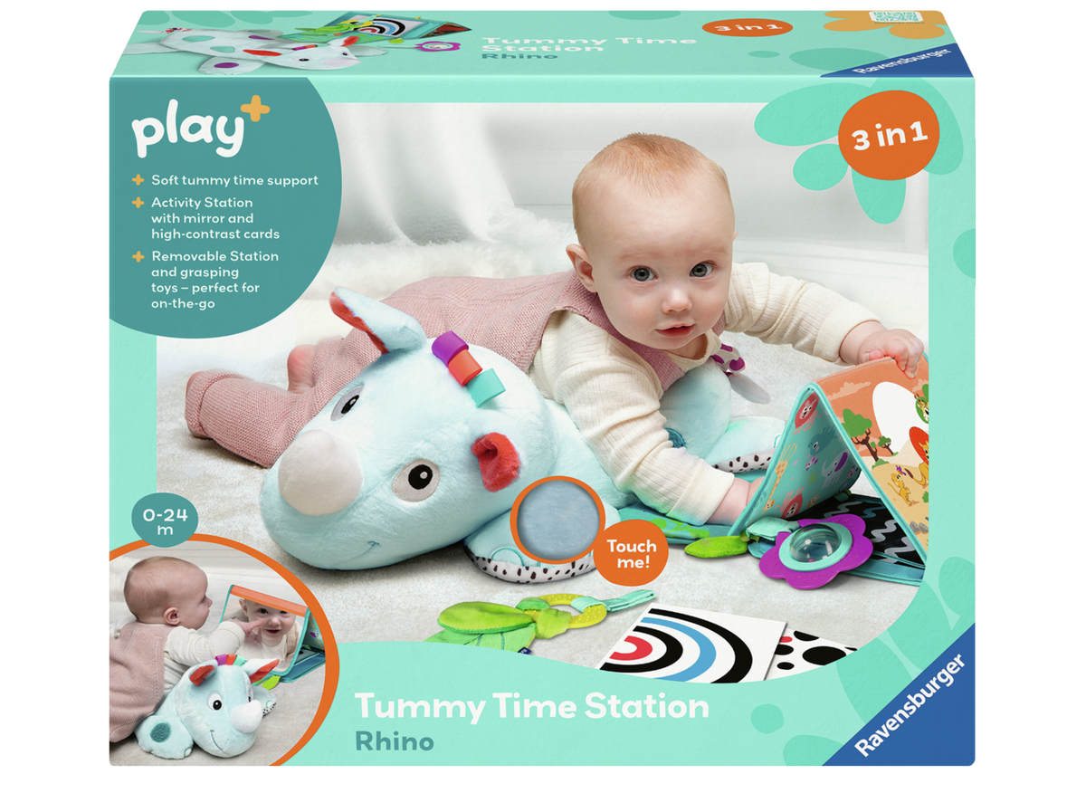Tummy Time Station: Rhino