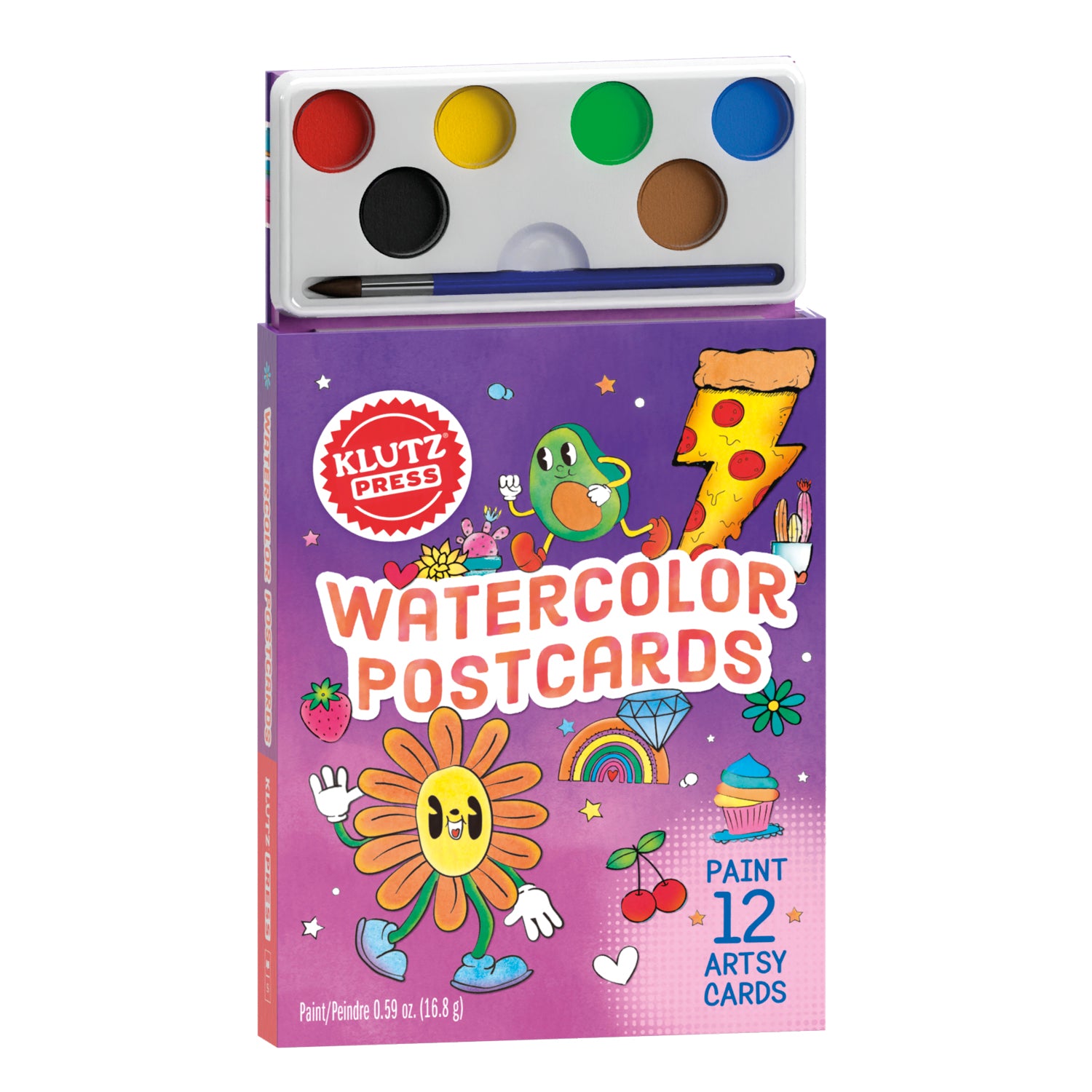 KLUTZPRESS WATERCOLOR POSTCARDS