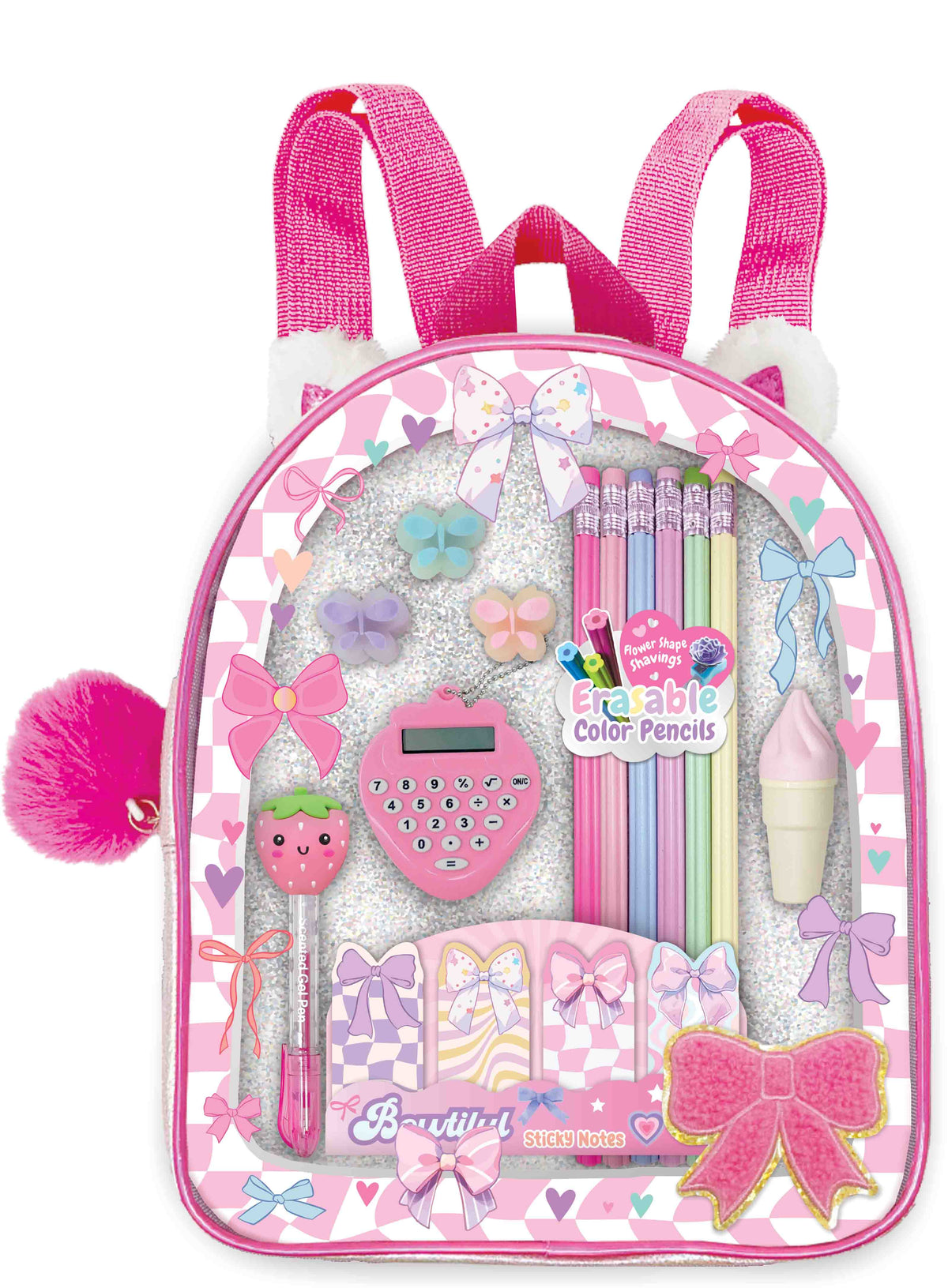 Writing Stash Mini Backpack, Bowtiful